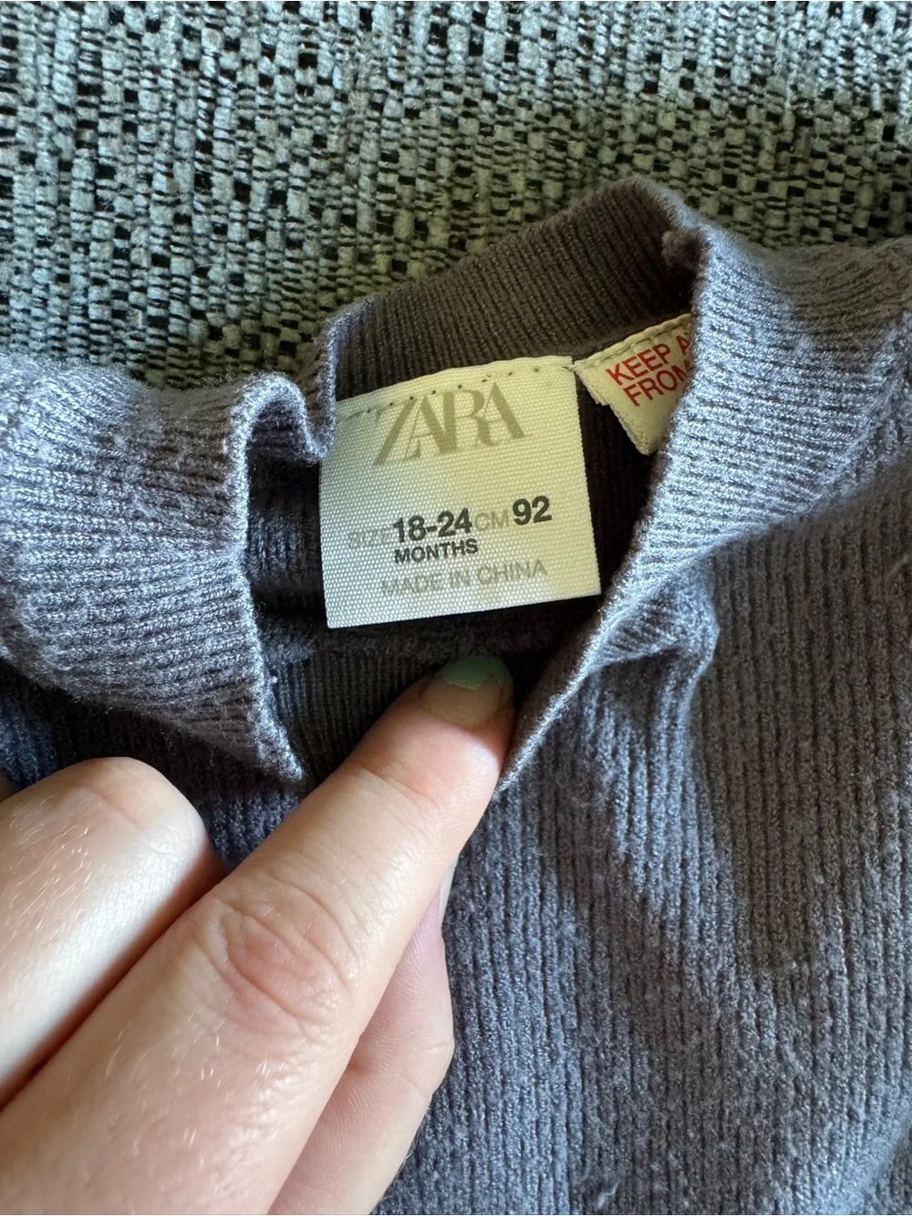 girl’s 18 month clothing bundle - one outfit, two sweaters, a pair of shoes